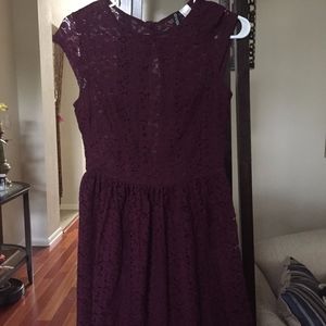 Lace Purple Dress